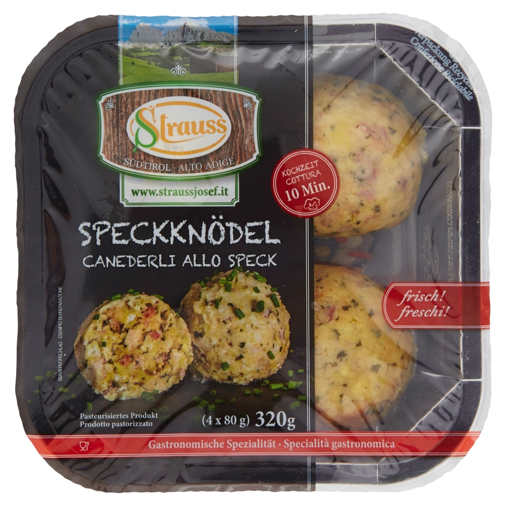 Strauss Canederli allo Speck 4 x 80 g